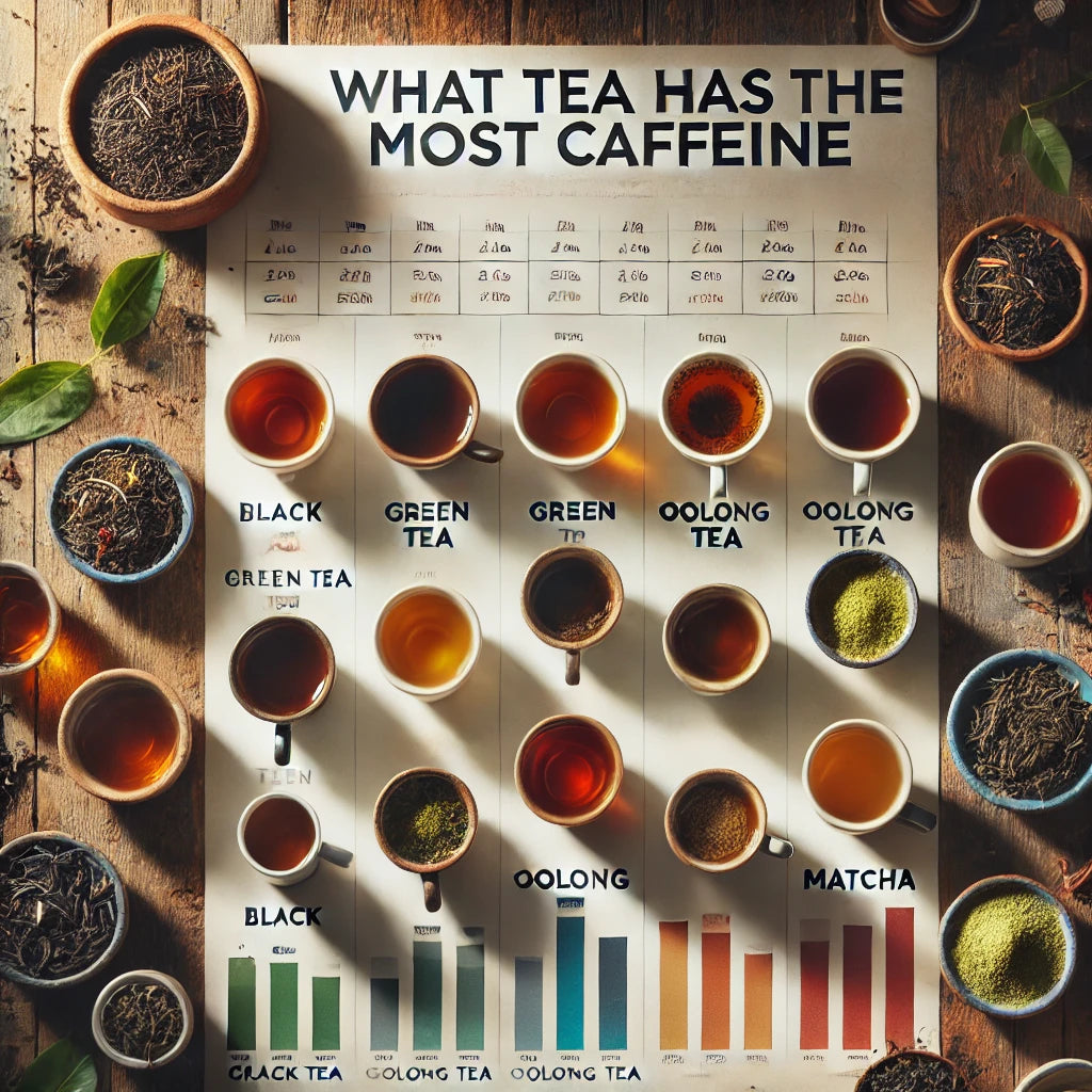 What tea has the most caffeine?